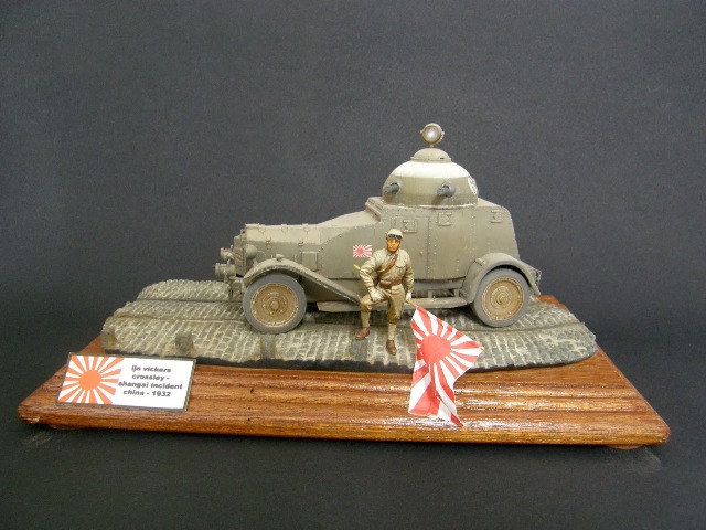 Warwheels Net Pit Road Vickers Crossley Ijn Model Armored Car